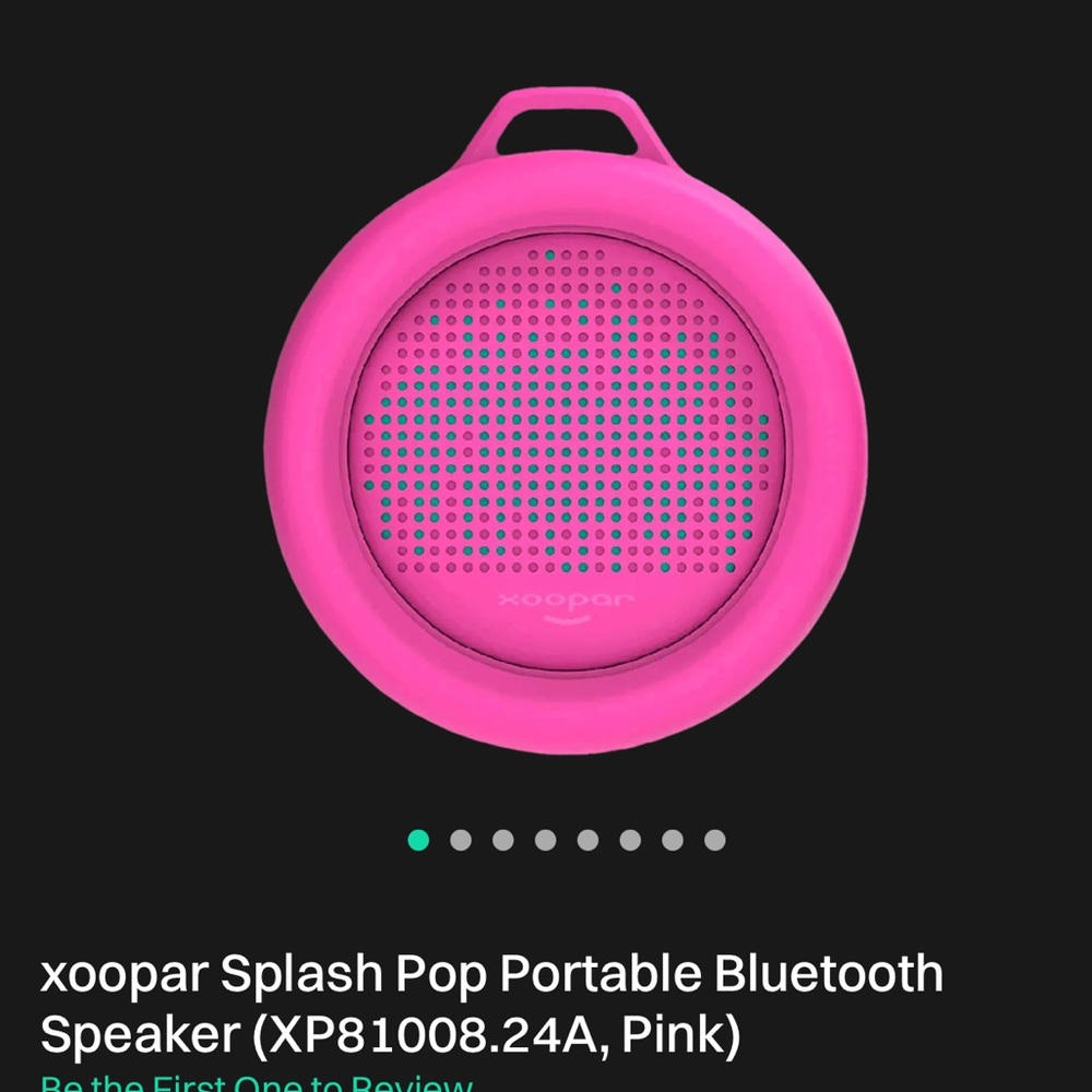New in Box Xoopar Splash Wireless Bluetooth Speaker with Powerful HD Sound